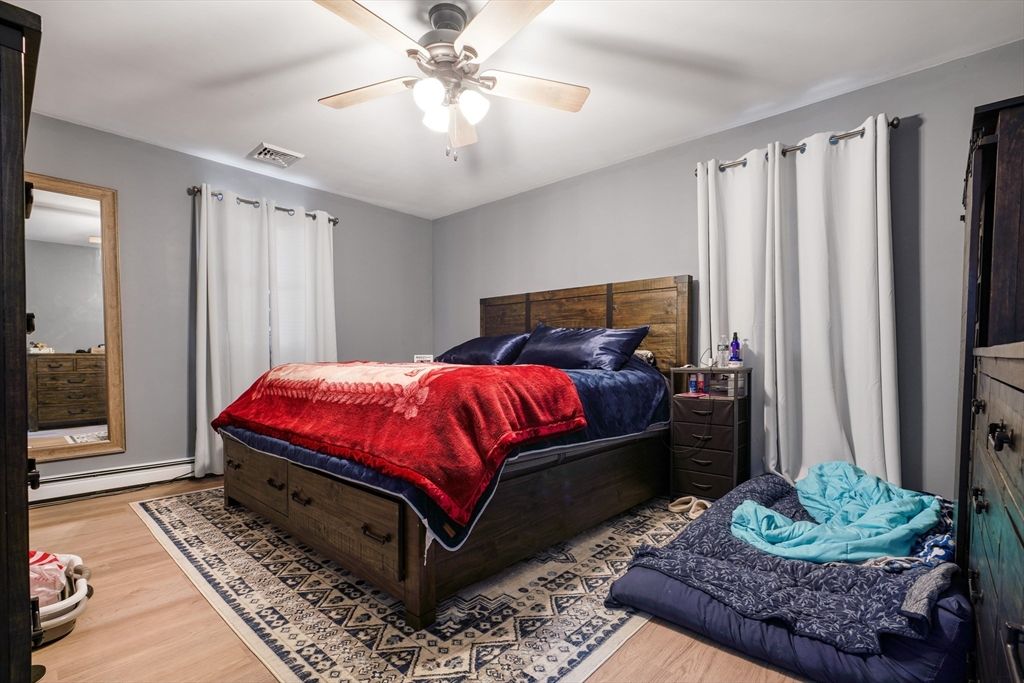 Bedroom, Interior, Wood Texture Flooring