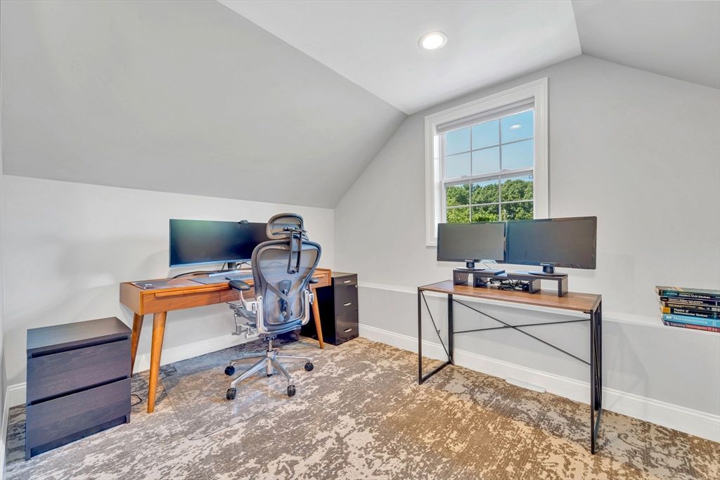 Home Office, Interior, Recessed Lighting