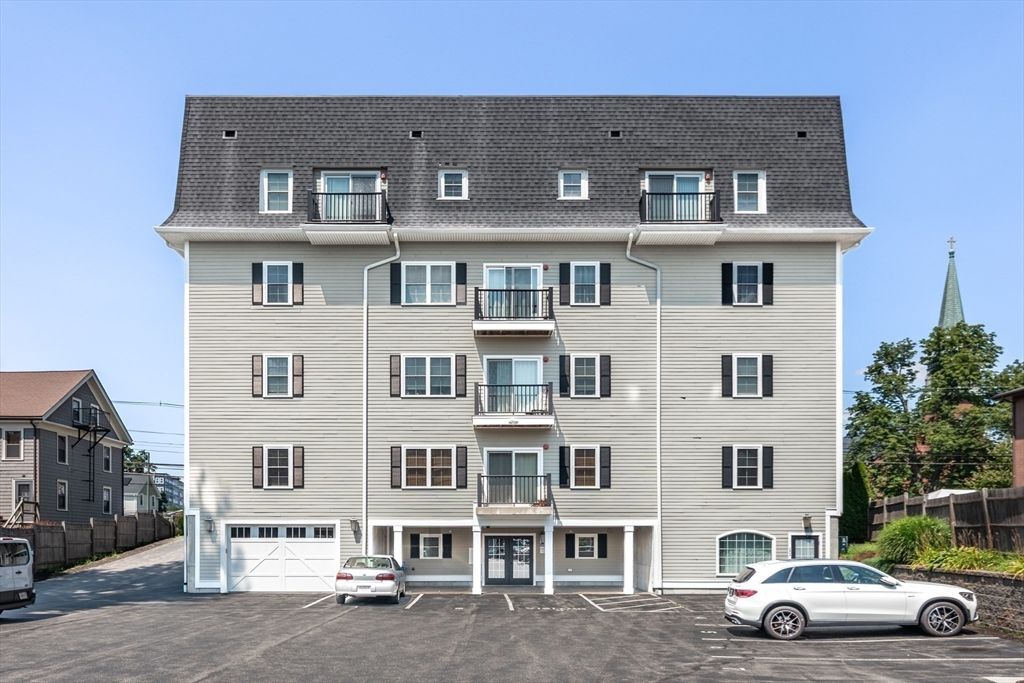 Attached, Exterior, Facade, Condo Building