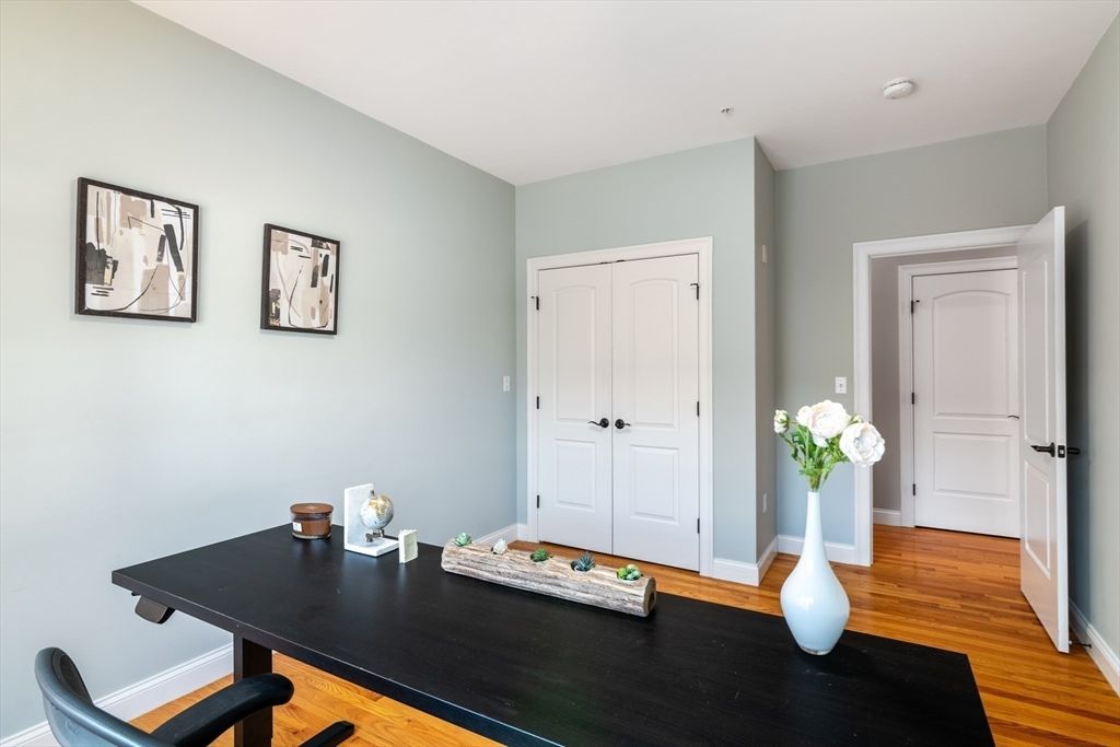 Home Office, Interior, Wood Texture Flooring