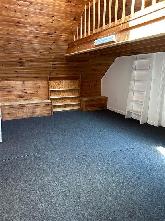 Empty room, Interior, Wooden Ceilings, Wooden Walls