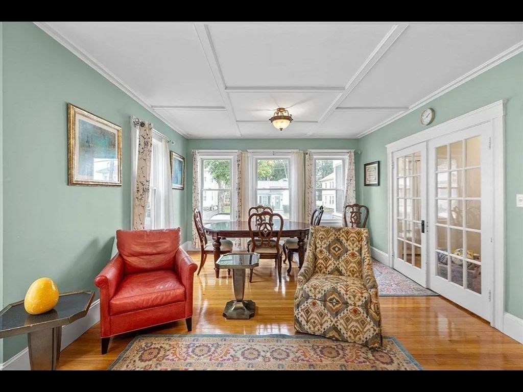 Dining room, Interior, Wood Texture Flooring
