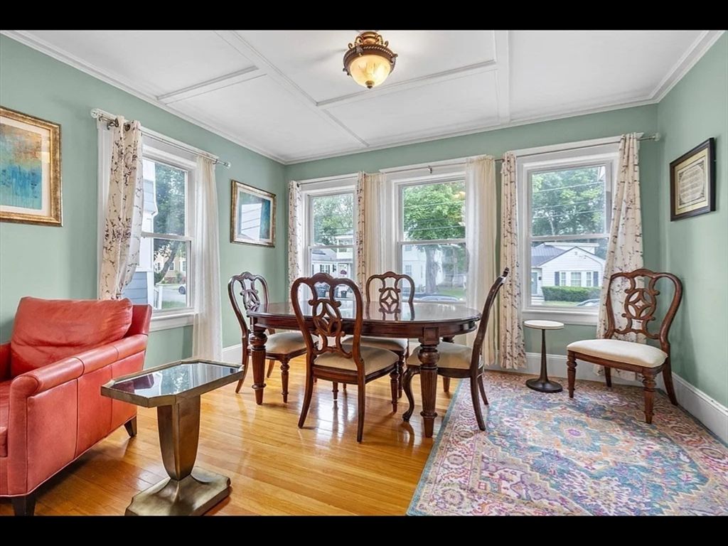 Dining room, Interior, Wood Texture Flooring