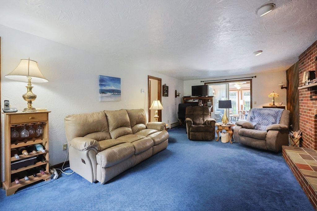 Interior, Living room, Stone Walls