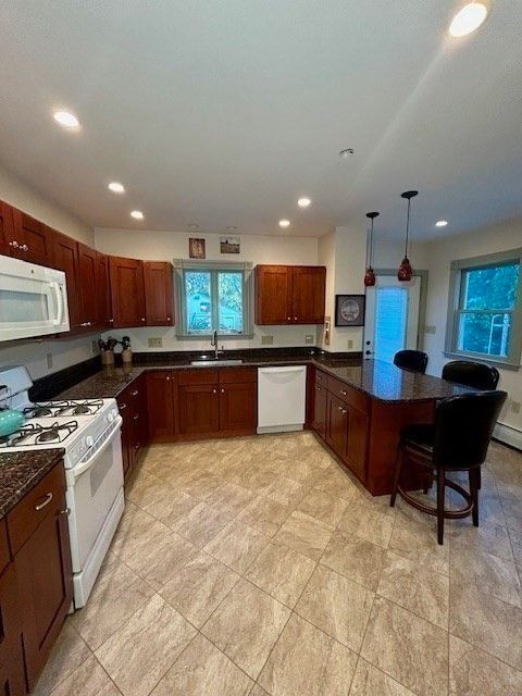 Interior, Kitchen, Pendant Lights, Recessed Lighting