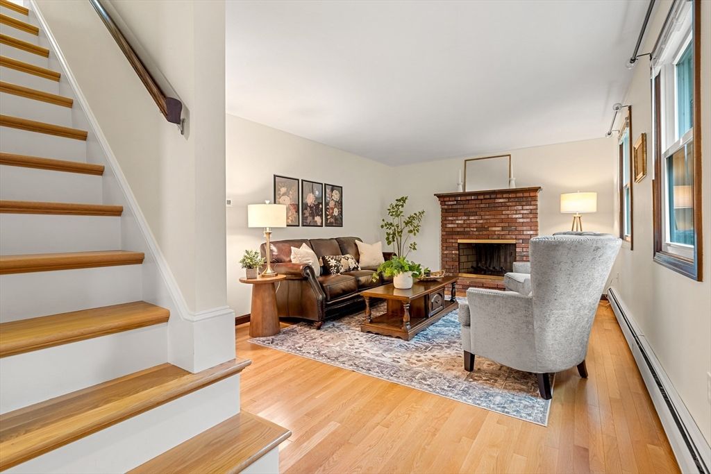 Fireplace, Interior, Living room, Wood Texture Flooring