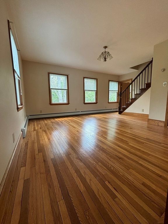 Empty room, Interior, Wood Texture Flooring