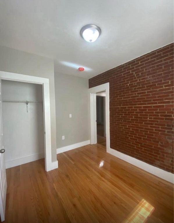 Empty room, Interior, Stone Walls, Wood Texture Flooring