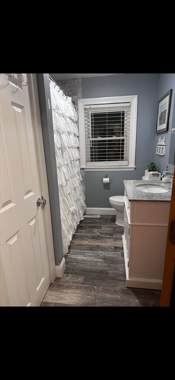 Bathroom, Interior, Marble Walls, Wood Texture Flooring