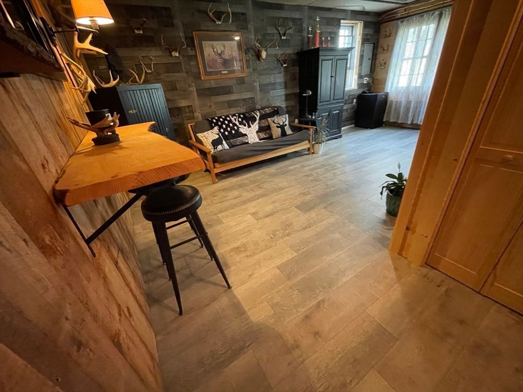Fireplace, Interior, Wood Texture Flooring, Wooden Walls
