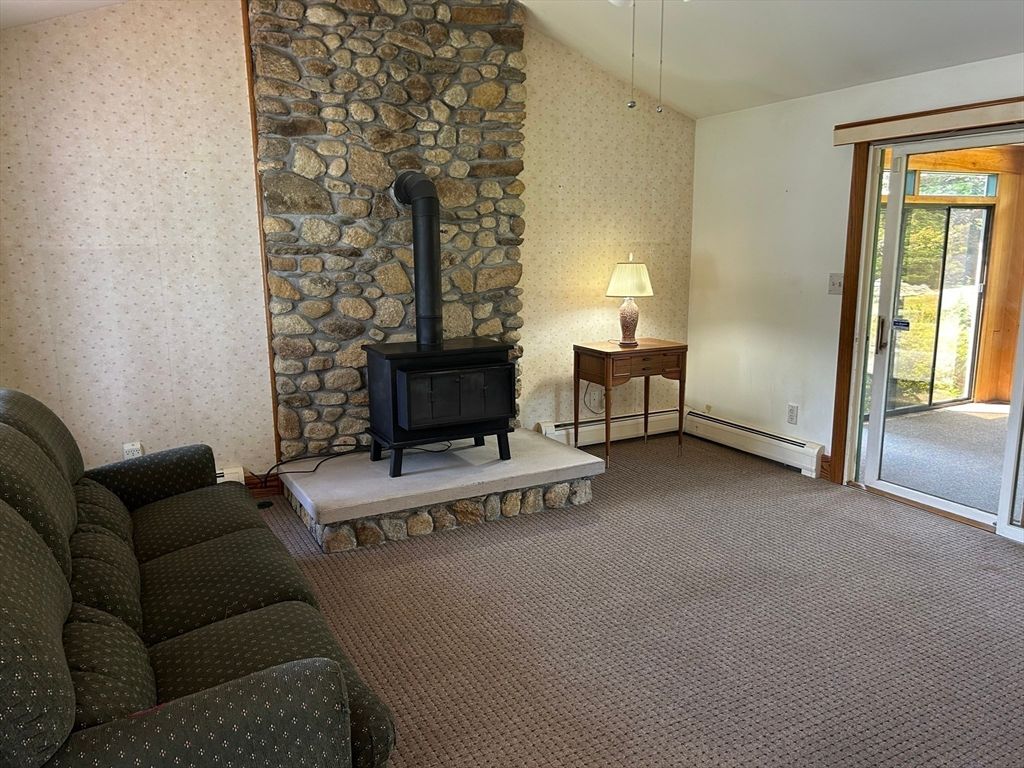 Fireplace, Interior, Stone Walls