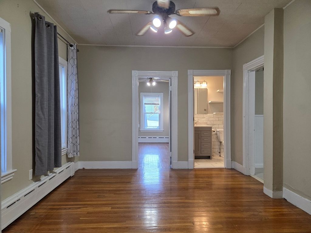 Bathroom, Empty room, Interior, Wood Texture Flooring
