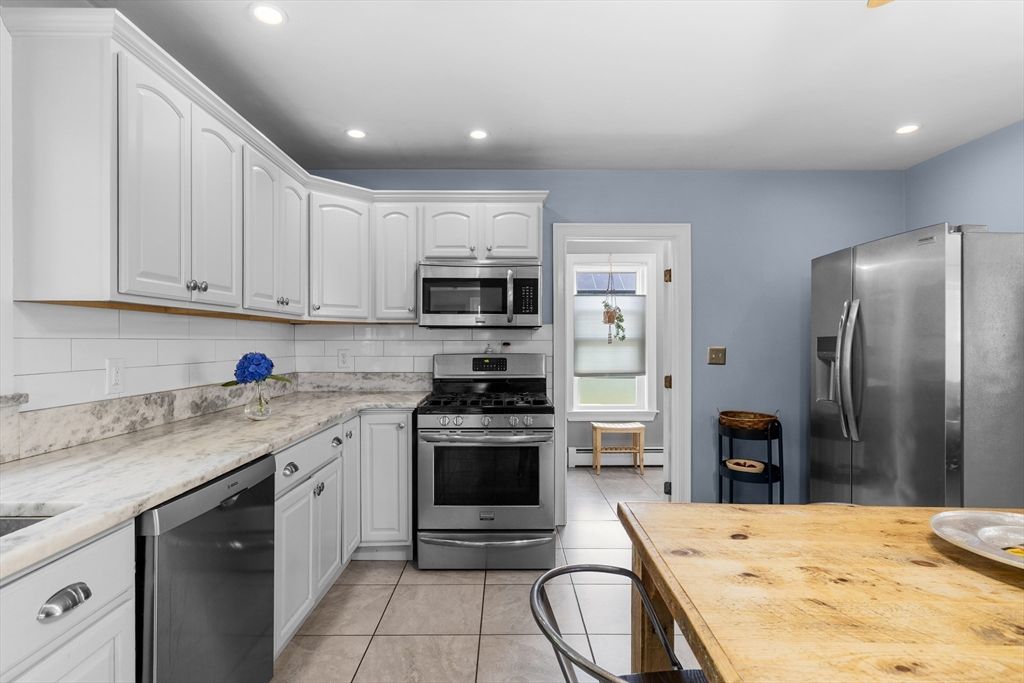 Interior, Kitchen, Recessed Lighting, Stainless Steel Appliances