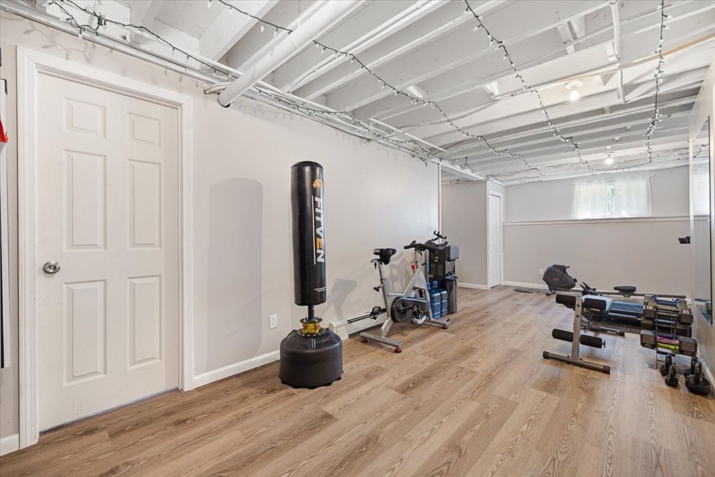 Fitness Equipment, Interior, Wood Texture Flooring