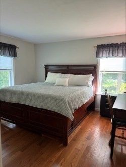 Bedroom, Interior, Wood Texture Flooring