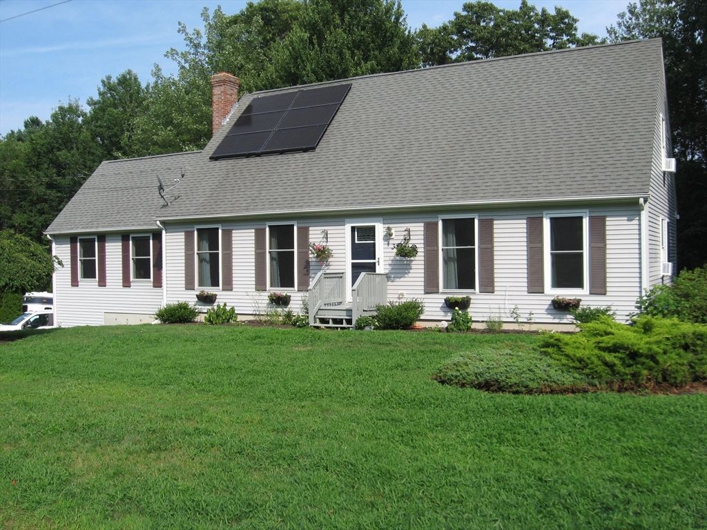 Backyard, Exterior, Facade, Solar Panels, Cape Cod