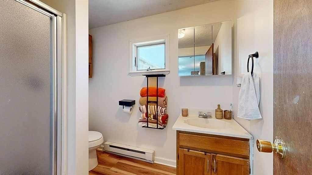 Bathroom, Interior, Wood Texture Flooring