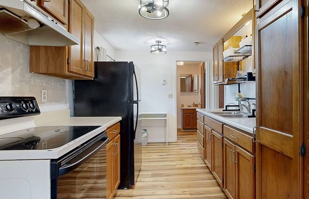Interior, Kitchen, Wood Texture Flooring