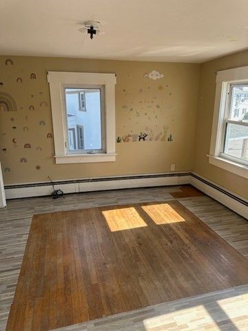Empty room, Interior, Wood Texture Flooring