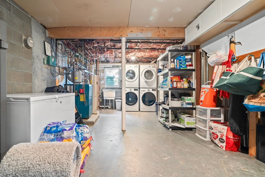 Interior, Stone Walls, Washer