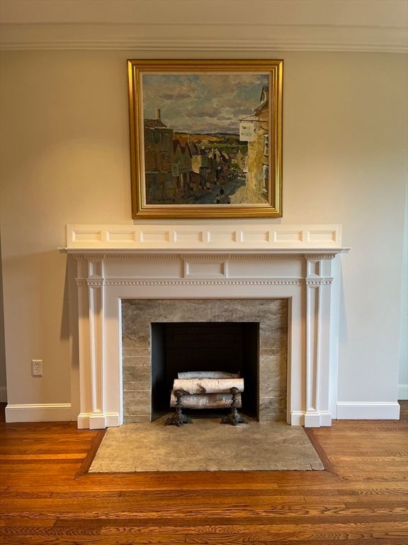 Fireplace, Interior, Wood Texture Flooring