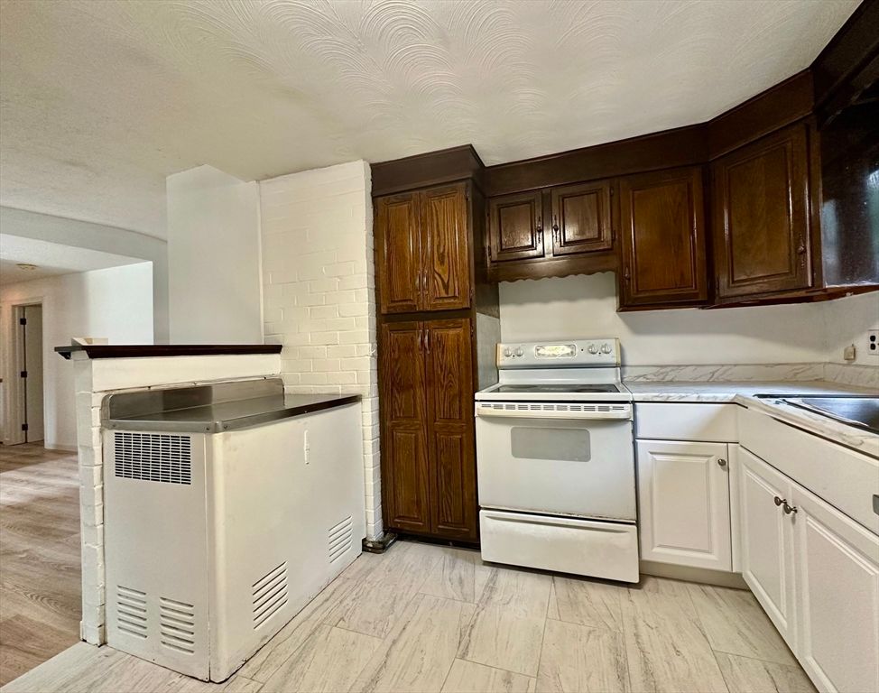 Interior, Kitchen, Marble, Wood Texture Flooring