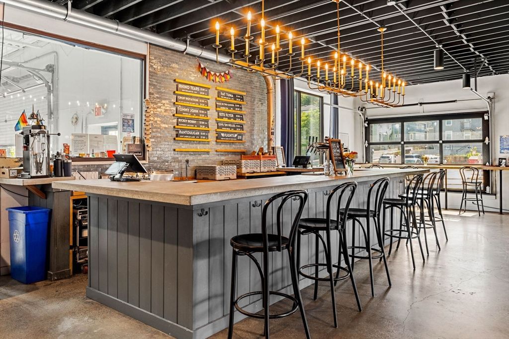 Interior, Pendant Lights, Stone Walls