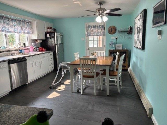 Dining room, Interior, Kitchen