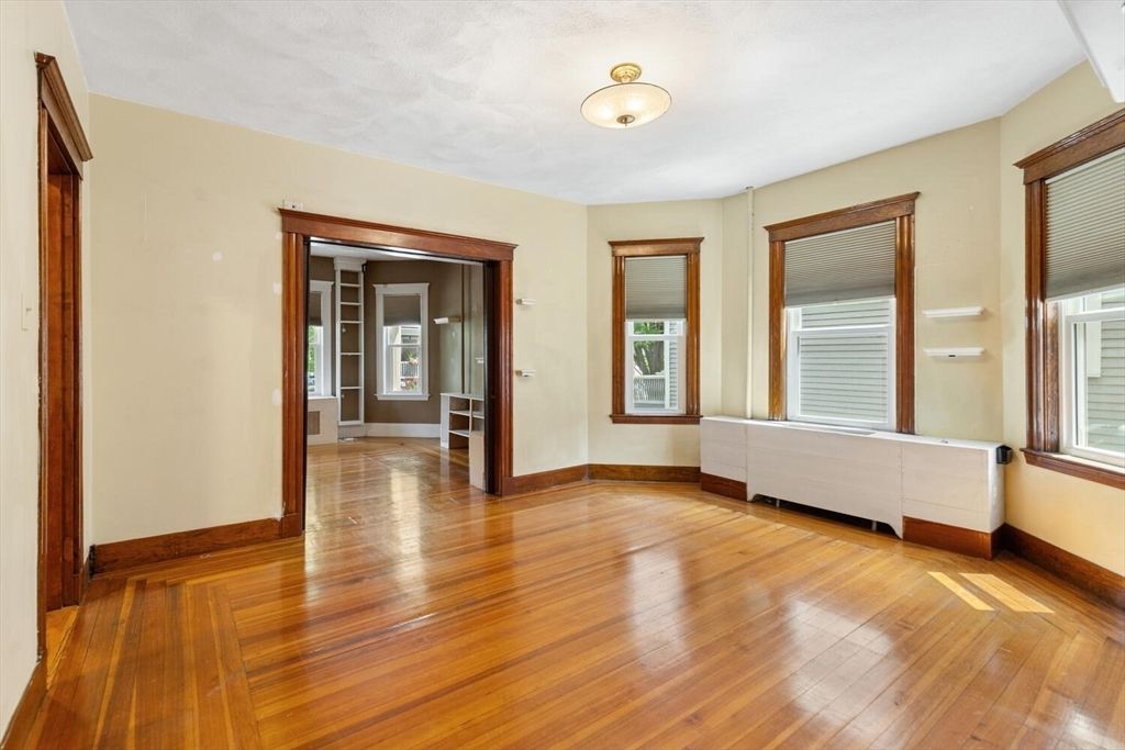 Empty room, Interior, Wood Texture Flooring