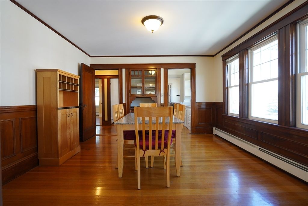 Dining room, Interior, Wood Texture Flooring