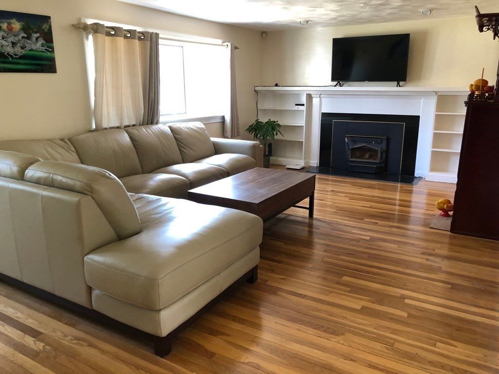 Fireplace, Interior, Living room, Wood Texture Flooring
