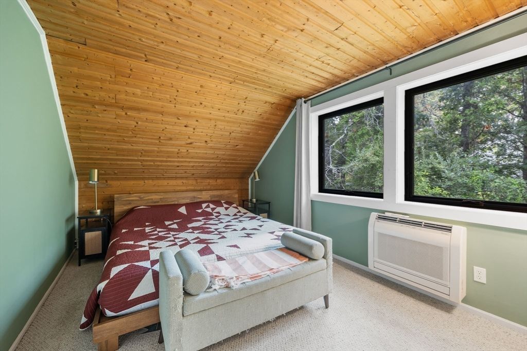 Bedroom, Interior, Wooden Ceilings, Wooden Walls