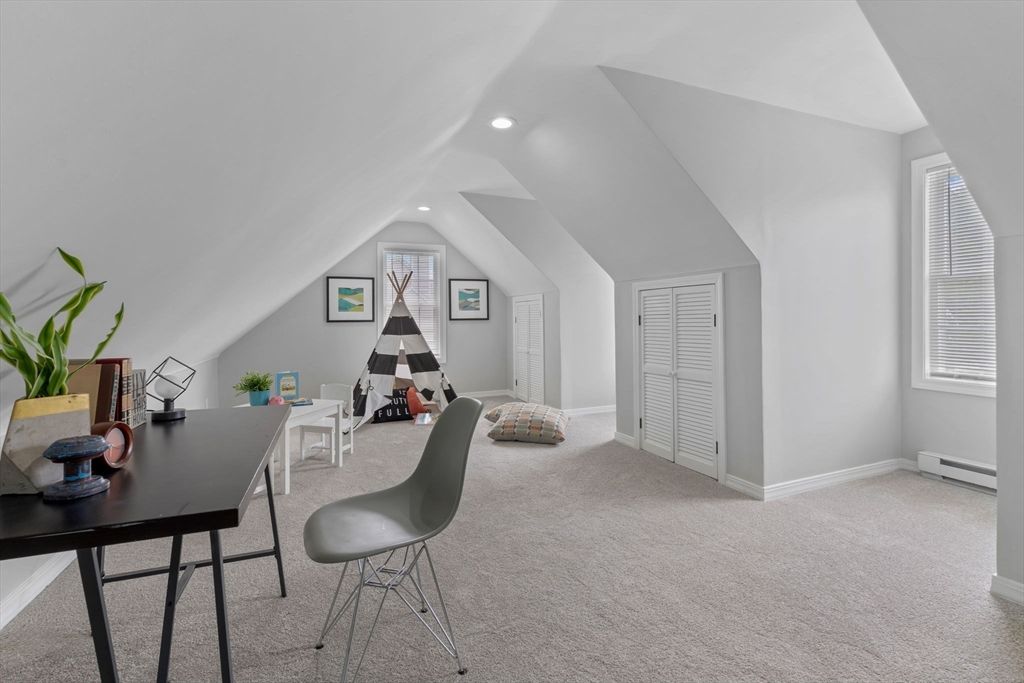 Home Office, Interior, Recessed Lighting