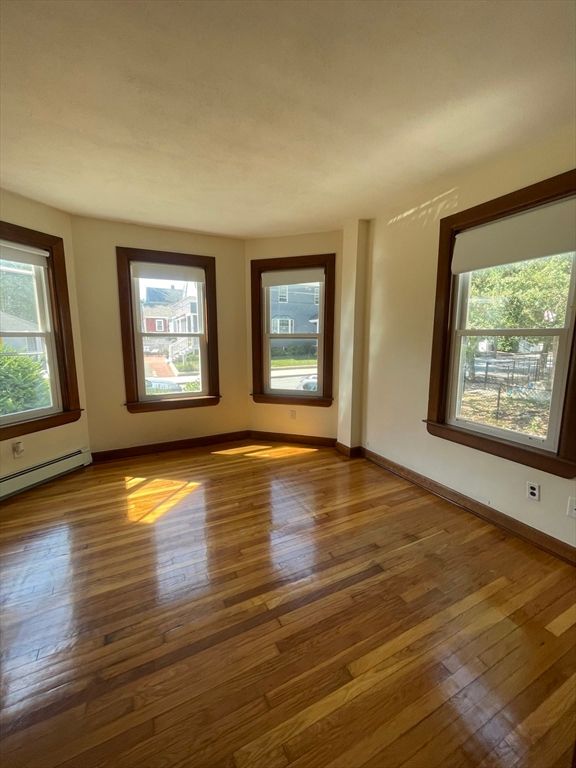 Empty room, Interior, Wood Texture Flooring