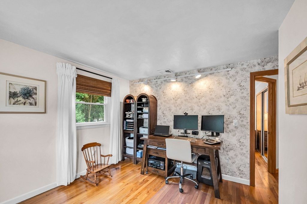 Home Office, Interior, Wood Texture Flooring