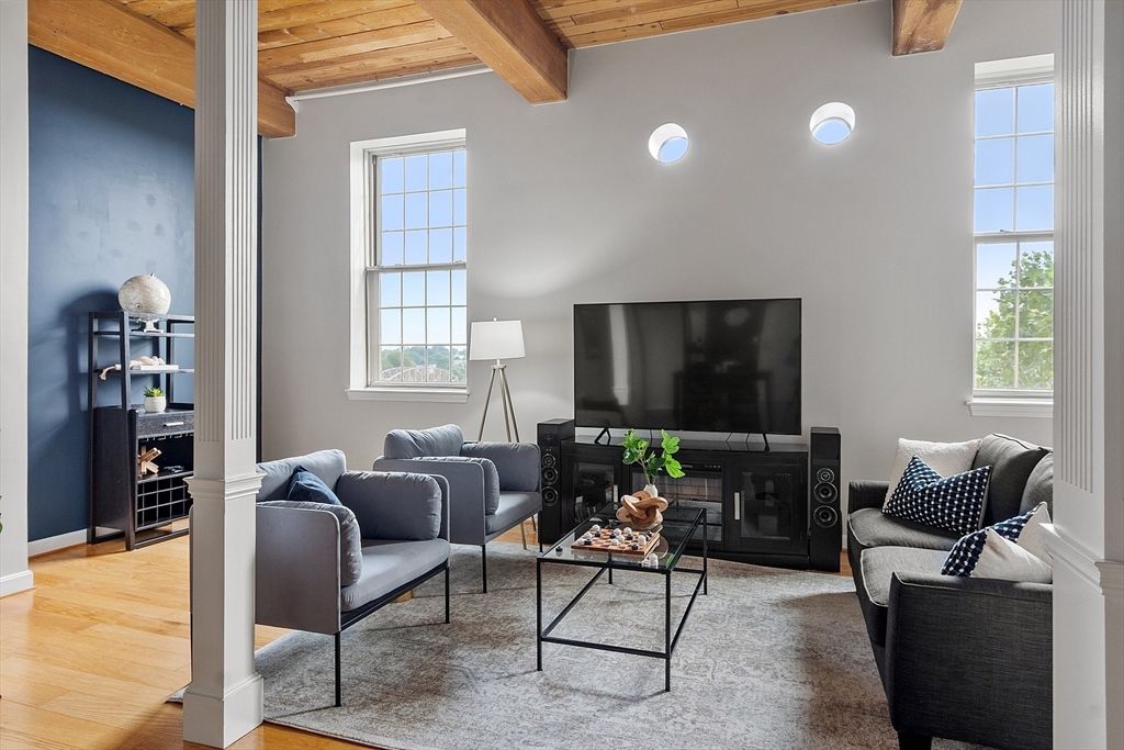 Interior, Living room, Wooden Beams, Wooden Ceilings, Wood Texture Flooring
