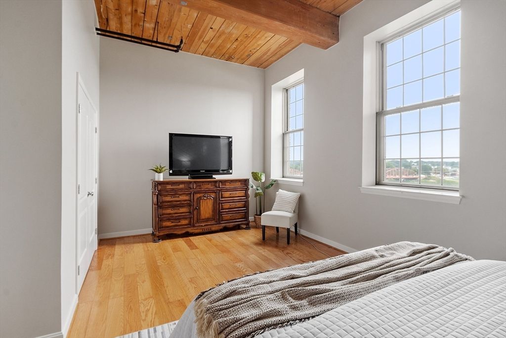 Bedroom, Interior, Wooden Beams, Wooden Ceilings, Wood Texture Flooring