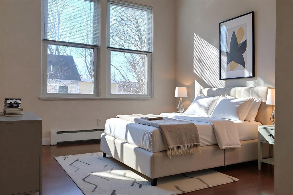 Bedroom, Interior, Wood Texture Flooring