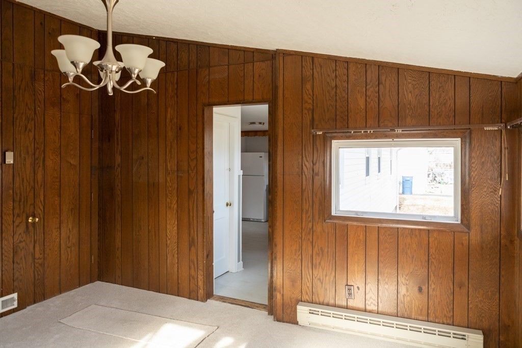 Chandelier, Empty room, Interior, Wooden Walls
