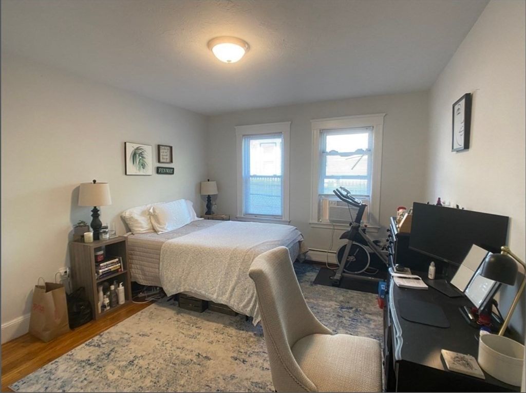 Bedroom, Fitness Equipment, Home Office, Interior, Wood Texture Flooring