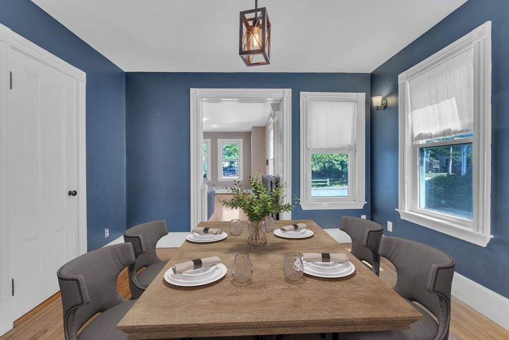 Dining room, Interior, Wood Texture Flooring