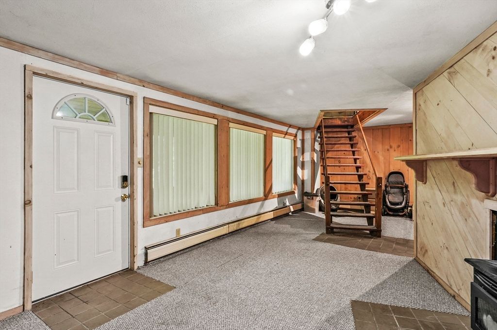 Empty room, Interior, Wooden Walls