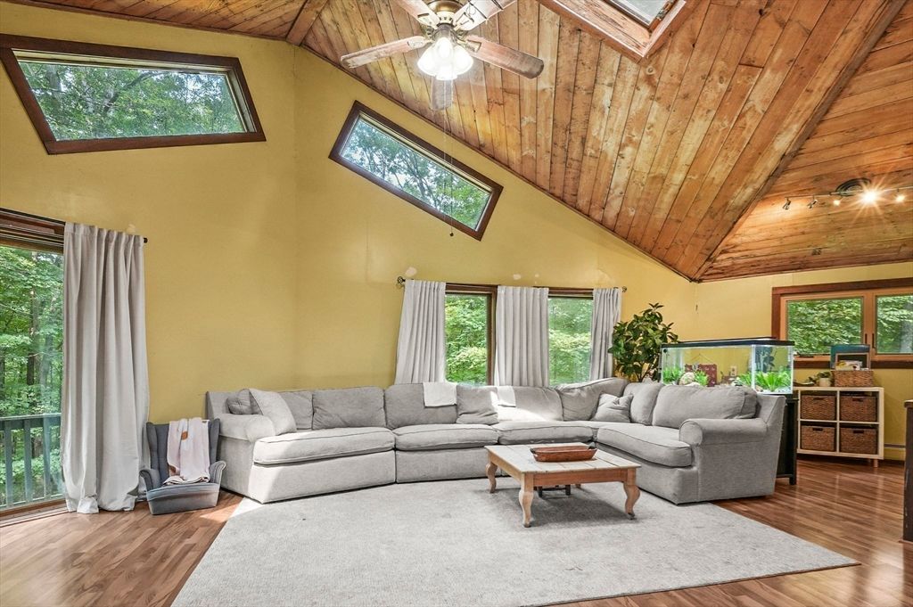 Interior, Living room, Wooden Ceilings, Wood Texture Flooring