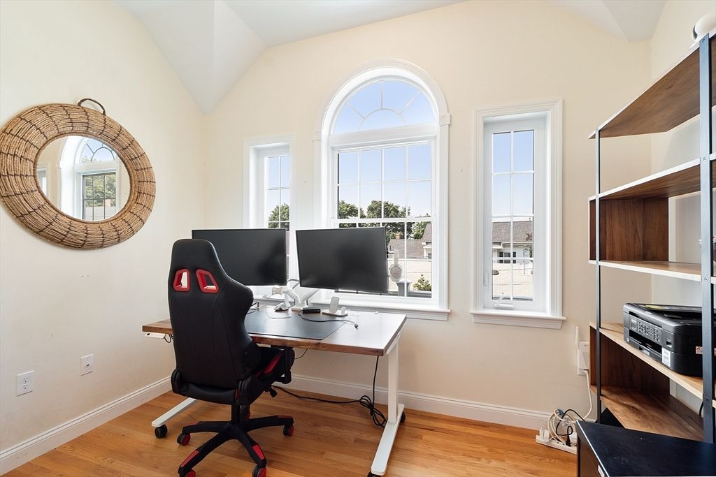 Home Office, Interior, Wood Texture Flooring