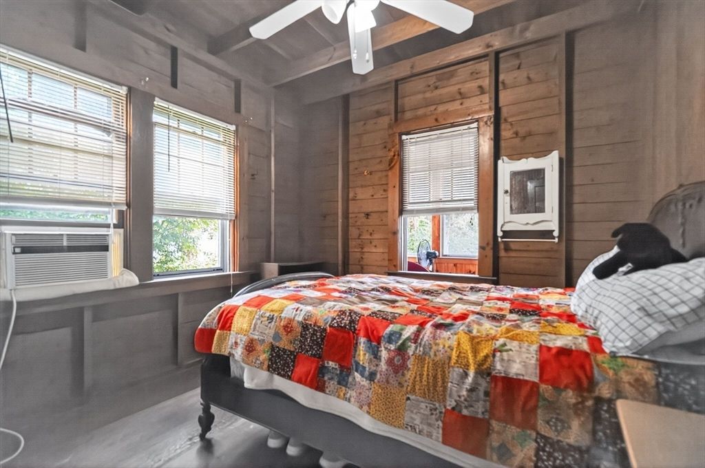 Bedroom, Interior, Wooden Walls