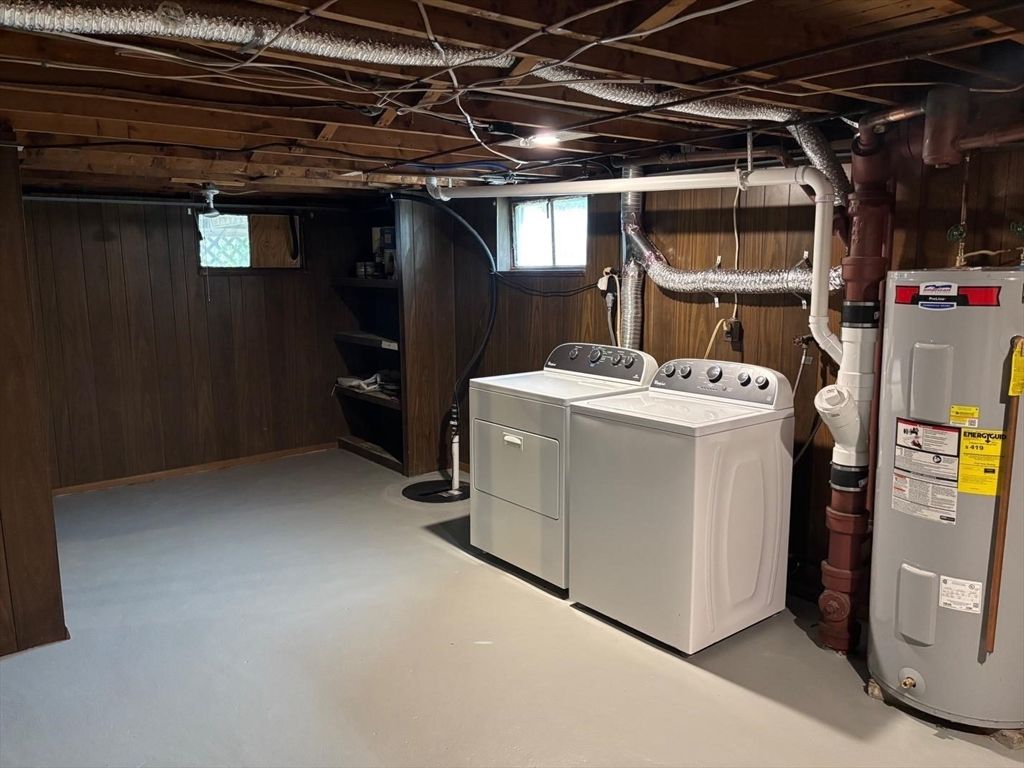 Interior, Washer, Wooden Walls