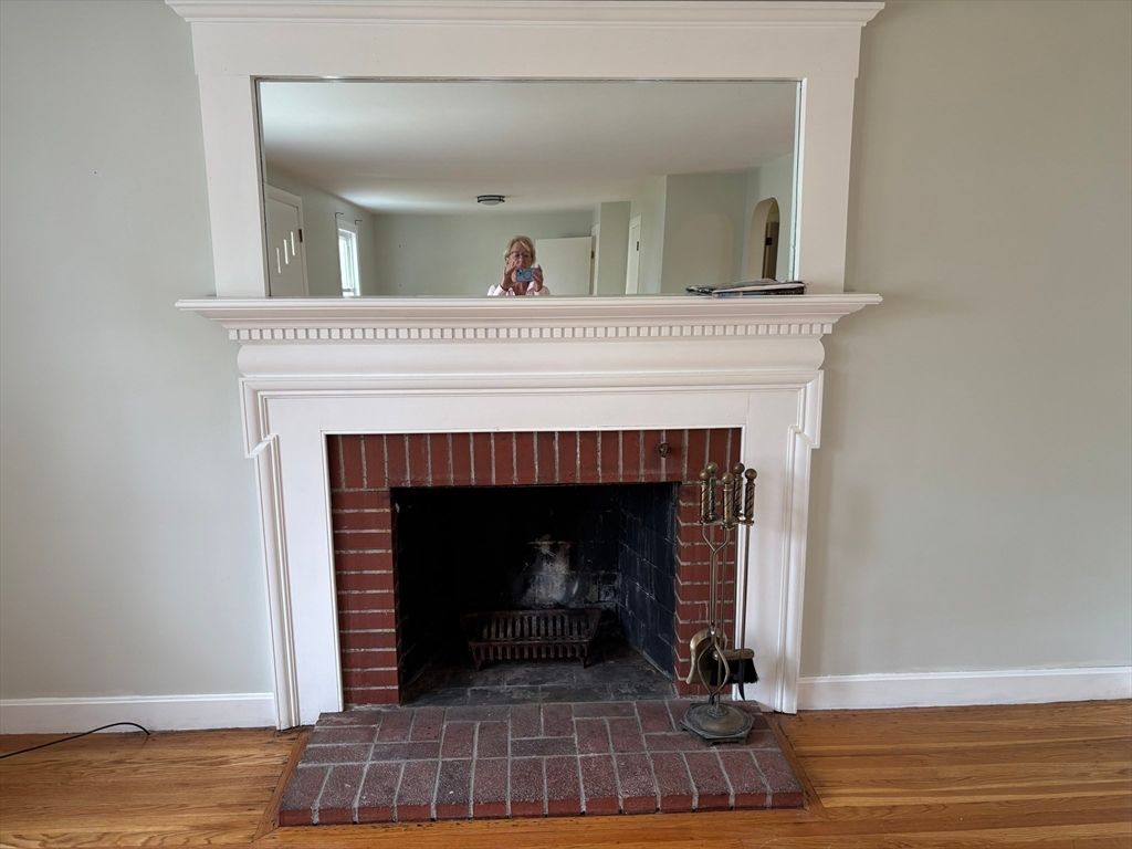 Fireplace, Interior, Wood Texture Flooring