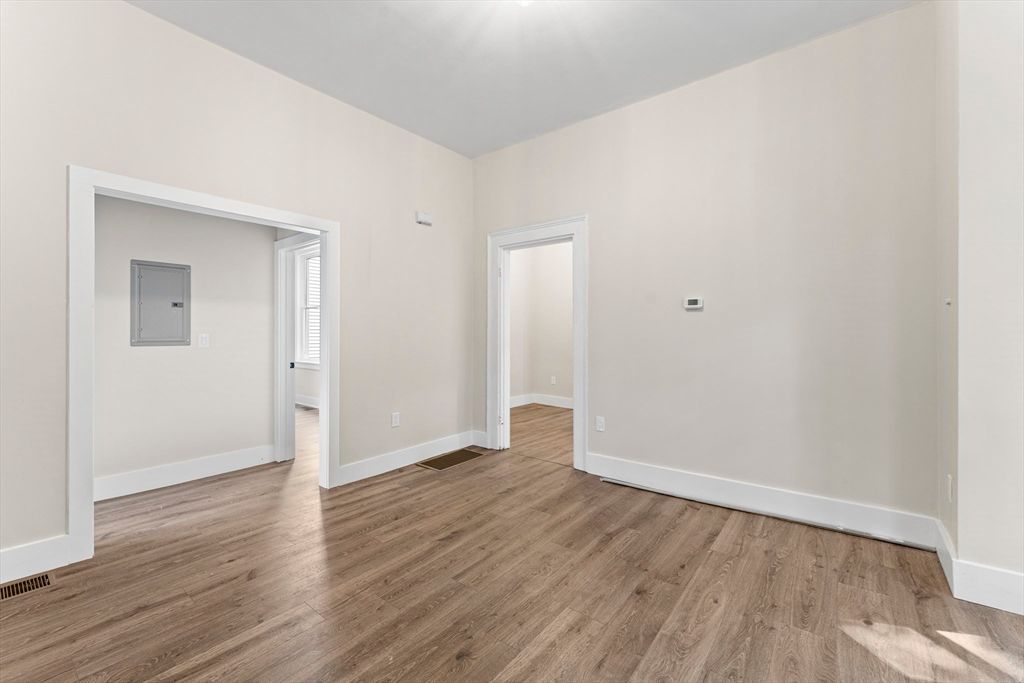Empty room, Interior, Wood Texture Flooring