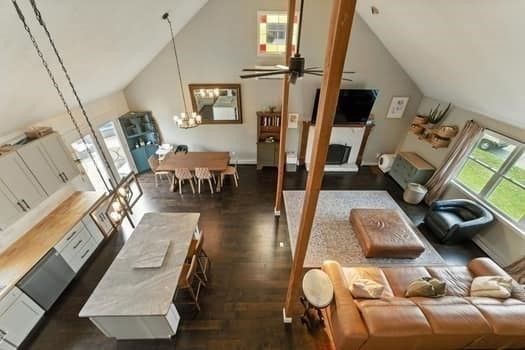 Chandelier, Dining room, Interior, Living room, Wood Texture Flooring