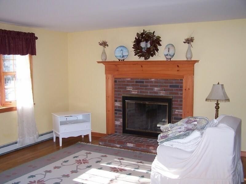 Fireplace, Interior, Wood Texture Flooring
